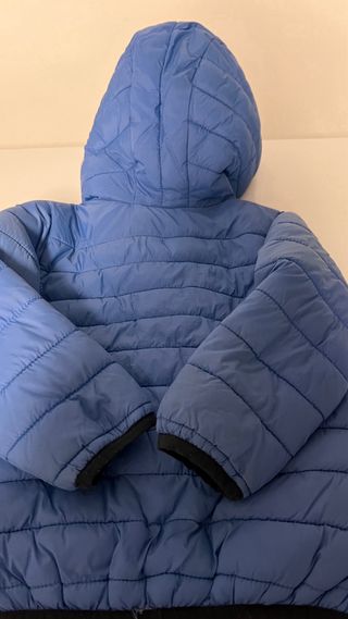 Chaqueta Zara niño azul con capucha