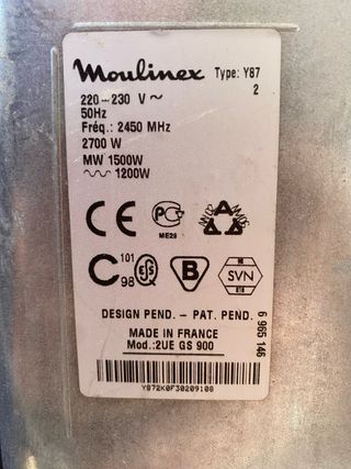 Microondas Moulinex Optimo Duo Negro