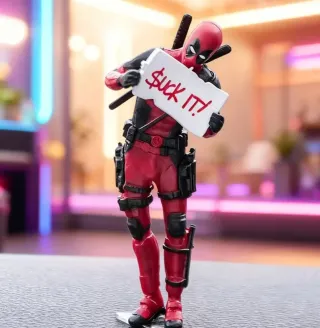 Action Figure Deadpool Suck It!