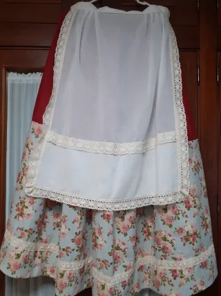 Zagalejo huertana floral talla única