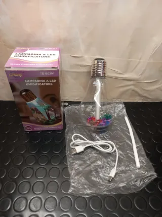 Lampada Umidificatore LED Design Lampadina