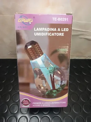 Lampada Umidificatore LED Design Lampadina
