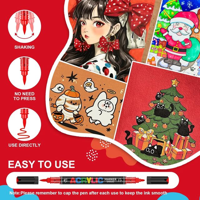 168 Rotuladores Acrílicos Permanentes Colores