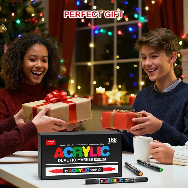 168 Rotuladores Acrílicos Permanentes Colores