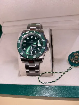 Rolex Submariner Verde Acero