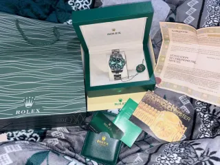 Rolex Submariner Verde Acero