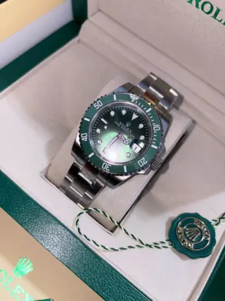 Rolex Submariner Verde Acero