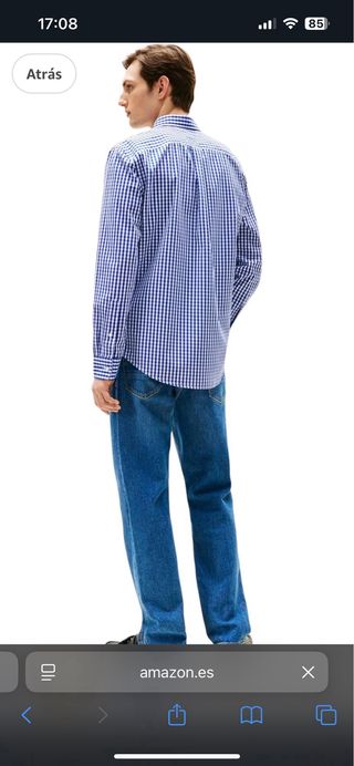 Camisa Tommy Hilfiger Cuadros Azul