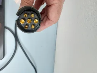 Barra de luces trasera remolque porta bicicletas.