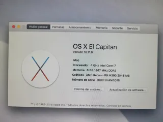 Imac 27' Apple Plata