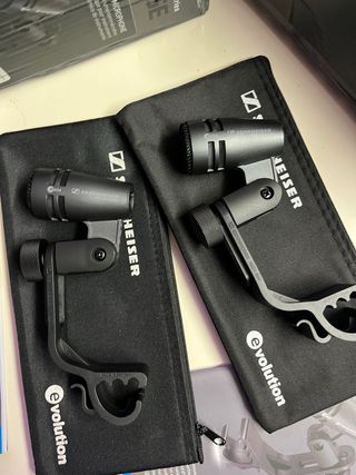 x2 MICRÓFONOS BATERÍA TIPO E604