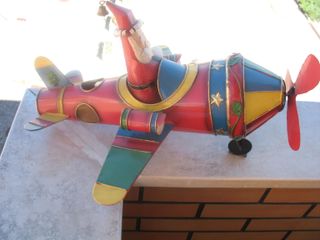 Avião de Natal Decorativo