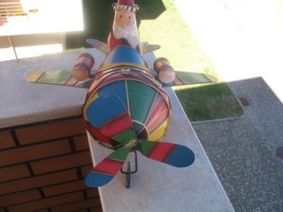 Avião de Natal Decorativo