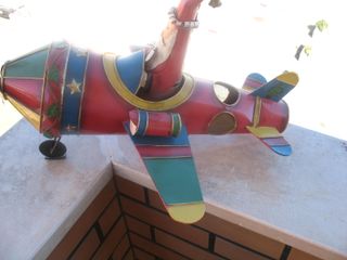 Avião de Natal Decorativo