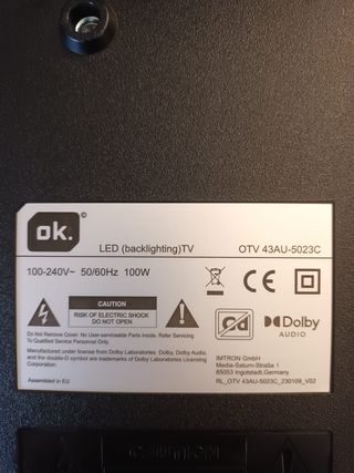 Tiras LED OTV 43AU-5023C