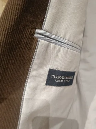 Americana de pana para hombre