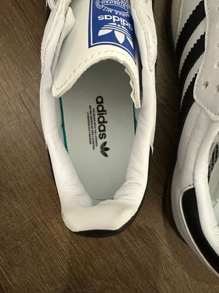 Zapatillas Adidas Samba Beige y Blanco