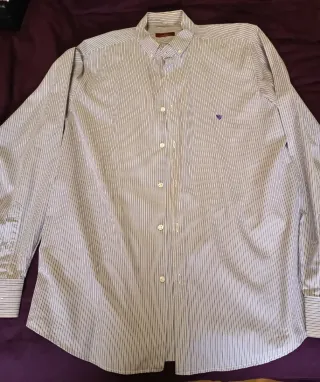 Camisa Caramelo Rayas Talla L