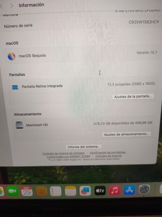 MACBOOK PRO 2018 i5/8/512