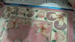 3 Tappeti Beige/Rosa - 2 Piccoli 1 Grande