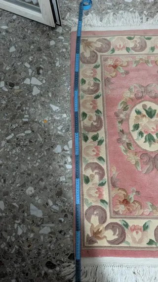 3 Tappeti Beige/Rosa - 2 Piccoli 1 Grande