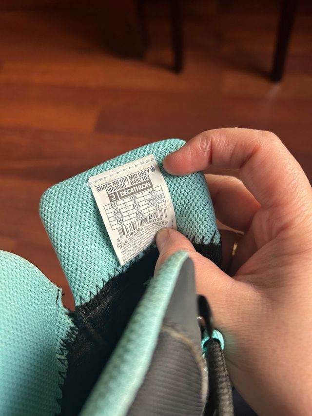 Botas treking 39 Quechua