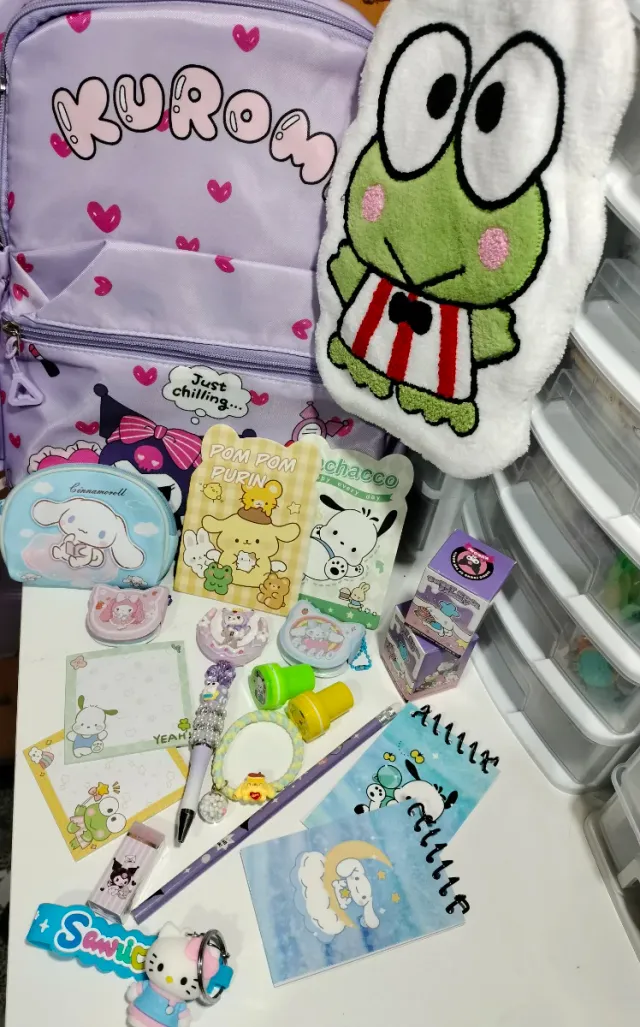 Lote Sanrio Kuromi Keroppi Cinnamoroll