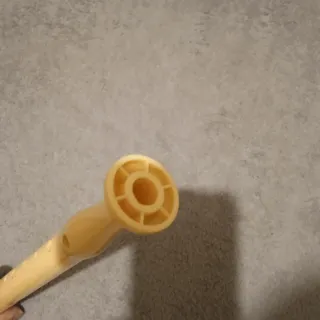 Flauta dulce color crema