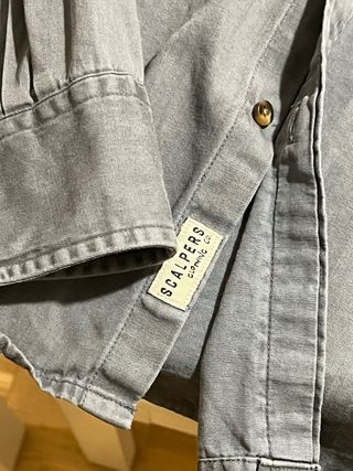 Camisa Scalpers Gris Talla 43