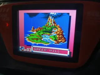 SEGA Game Gear pantalla TFT (Negra y Roja)