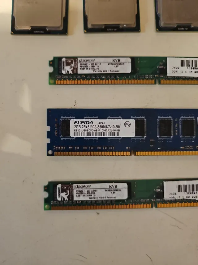 Lote 4 Procesadores Intel i3 + RAMS DDR2/DDR3