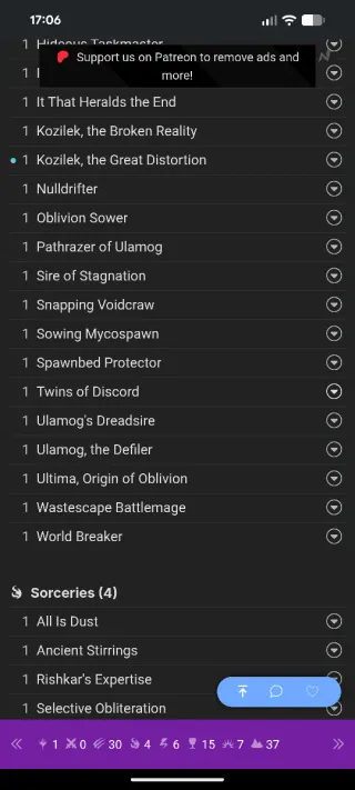 Mazo commander Eldrazi: Ulalek - Magic