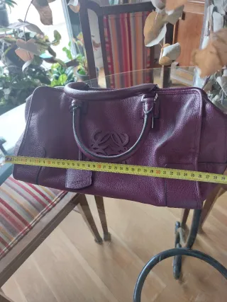 Bolso Loewe berengena Piel