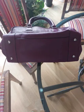 Bolso Loewe berengena Piel