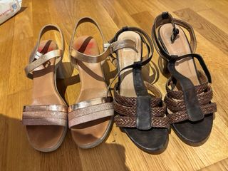 Lote 4 pares calzado verano mujer