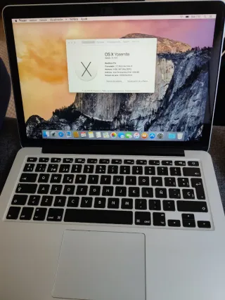 MacBook Pro A1502 Plata