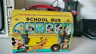 Cabás Fiambrera Escolar Disney Años 70