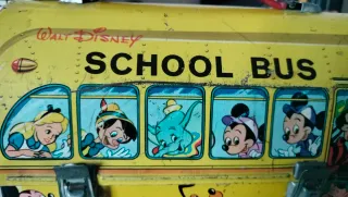 Cabás Fiambrera Escolar Disney Años 70