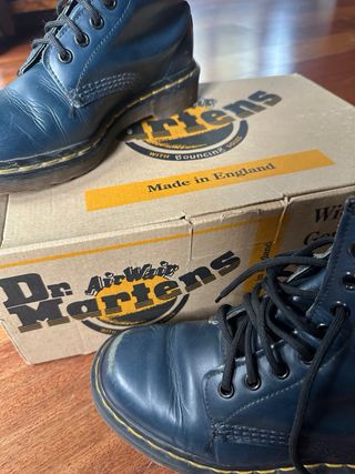 Botas Dr. Martens Azul Petróleo