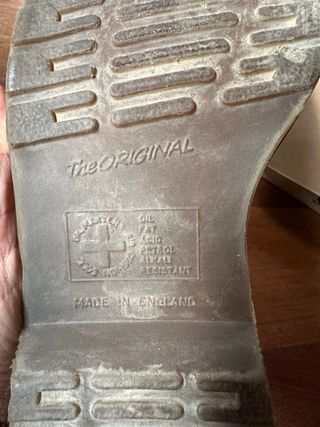 Botas Dr. Martens Azul Petróleo