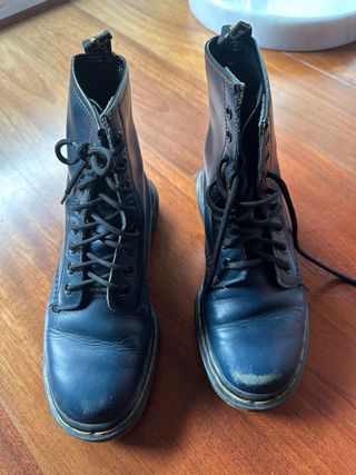Botas Dr. Martens Azul Petróleo
