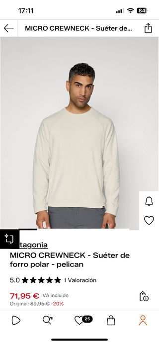 Patagonia Microd Crewneck Talla L