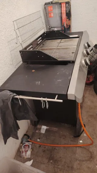 Barbecue a gas con ruote