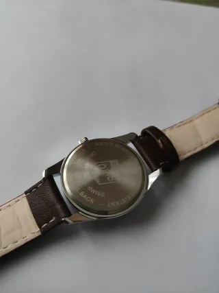 Reloj Oris Cuerda Marrón y Plateado