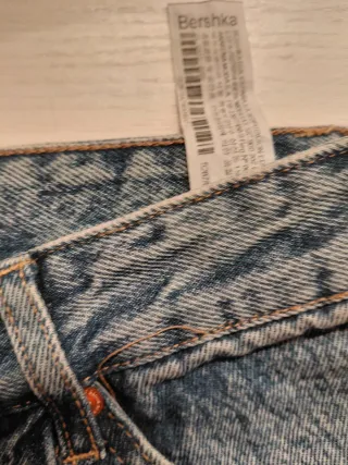 Jeans Bershka Wide Uomo Tg 40