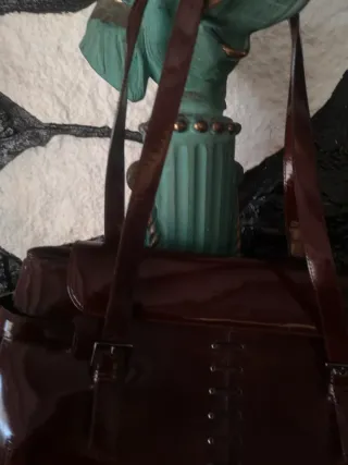 Borsa Balenciaga in pelle scamosciata marrone