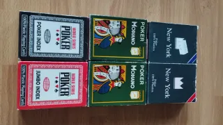 Lotto carte da poker 6 mazzi