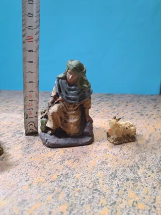 Figura Belén Pastor con Ovejas