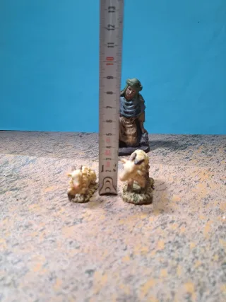 Figura Belén Pastor con Ovejas