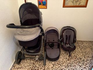 Carro de bebé Playxtrem gris